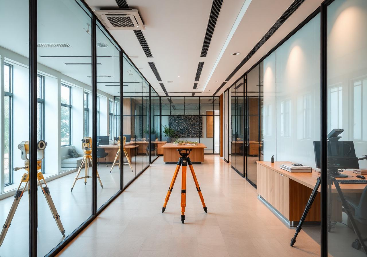 EZ Surveying Phnom Penh office showroom